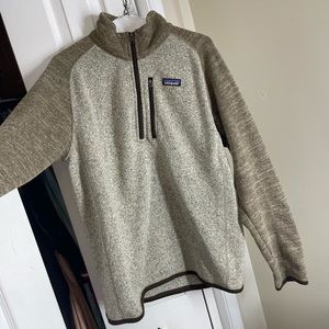 Tan Patagonia half zip